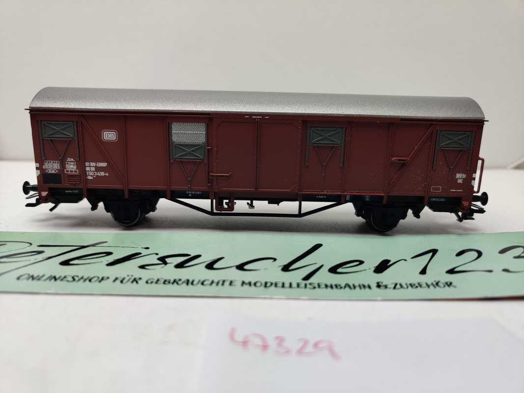 Märklin H0 47329 gedeckter Güterwagen 438-4 Gbs 254 / NEM / DB / OVP