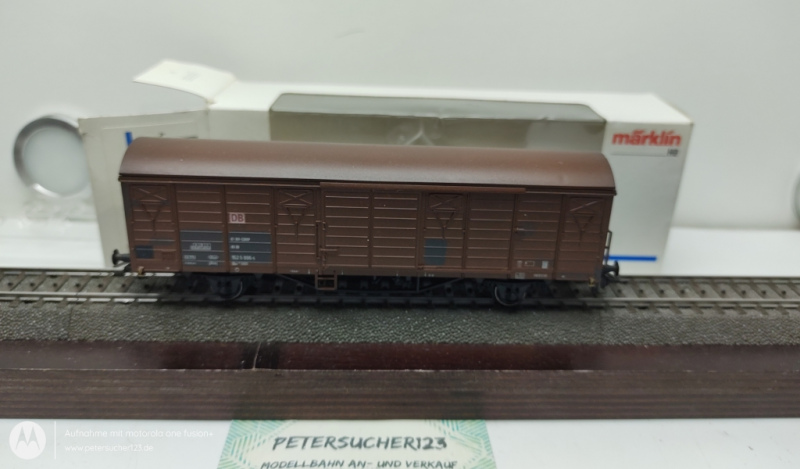 Märklin H0 47361 Gedeckter Güterwagen Braun DB OVP