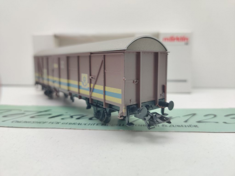 Märklin H0 AC 47363 Post-Güterwagen Gbs / NEM / SJ / OVP
