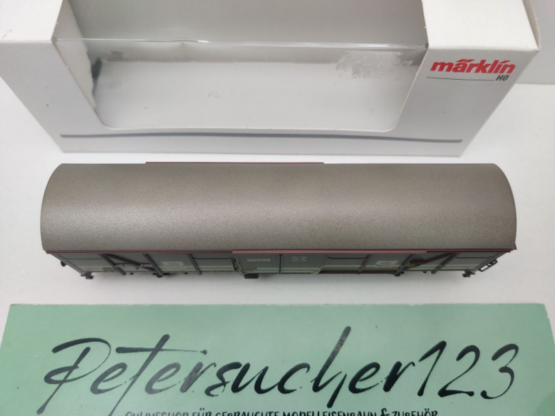Märklin H0 AC 47363 Post-Güterwagen Gbs / NEM / SJ / OVP