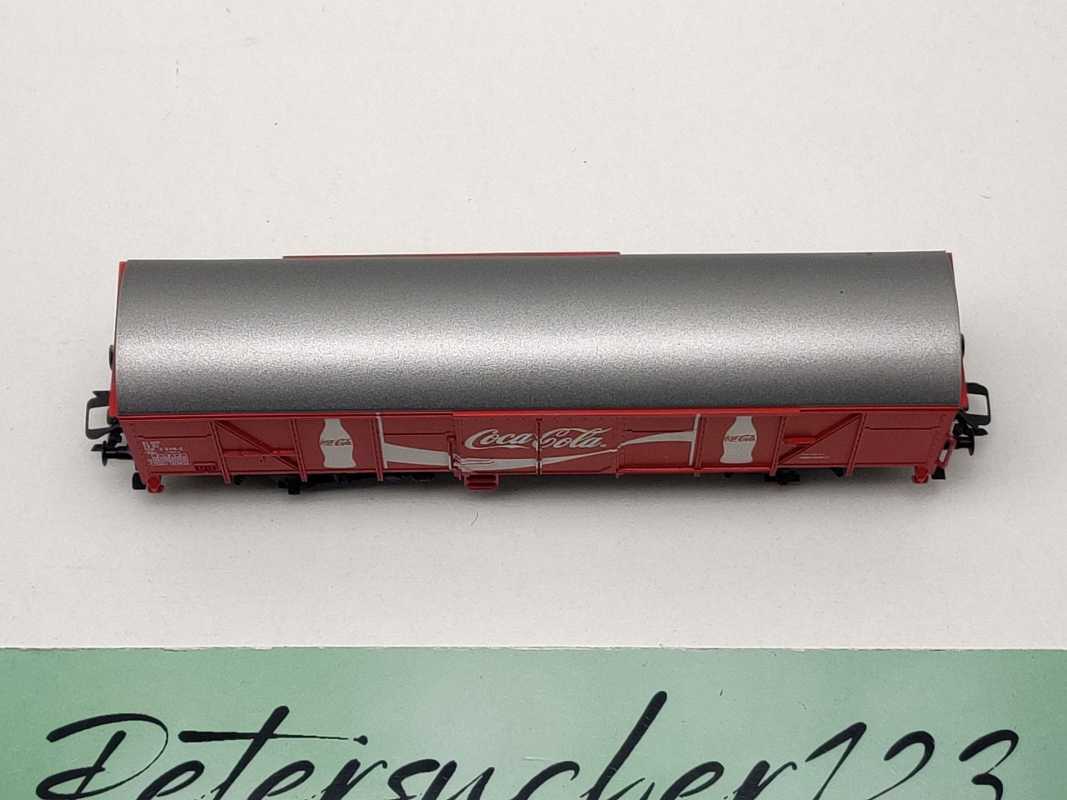 Märklin H0 AC 47366 gedeckter Güterwagen "Coca Cola®" Gbs / NEM / SJ / OVP