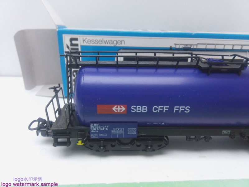 Märklin H0 AC 4745 Kesselwagen "Kesselwagen SBB CFF FFS" / Kessel blau / ESSO AG / OVP blau