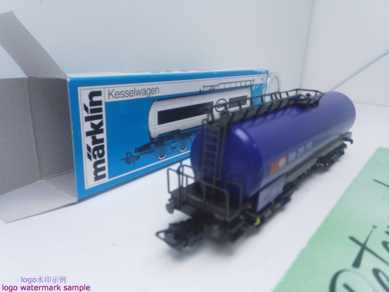 Märklin H0 AC 4745 Kesselwagen "Kesselwagen SBB CFF FFS" / Kessel blau / ESSO AG / OVP blau