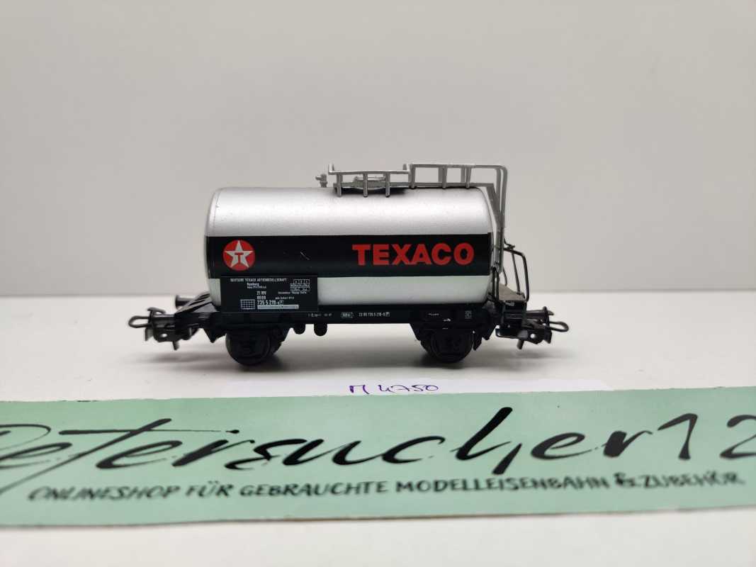 Märklin H0 AC 4750 Kesselwagen Bremserbühne "Texaco" Zs / DB Privat