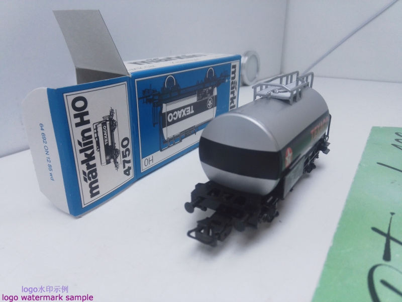 Märklin H0 AC 4750 KESSELWAGEN "TEXACO" / Kessel Silber / DB / Blaue OVP