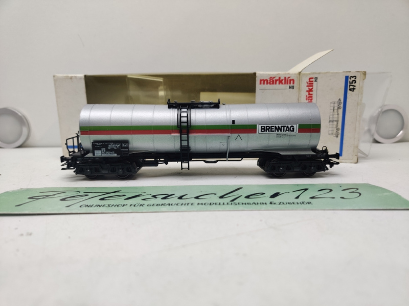 Märklin H0 AC 4753 Knickkesselwagen „BRENNTAG“ / DB / VTG / OVP