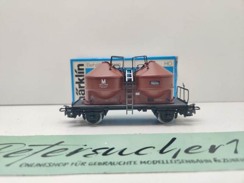 Märklin H0 AC 4760 Staubsilowagen "M" Ucs / SNCF / OVP blau