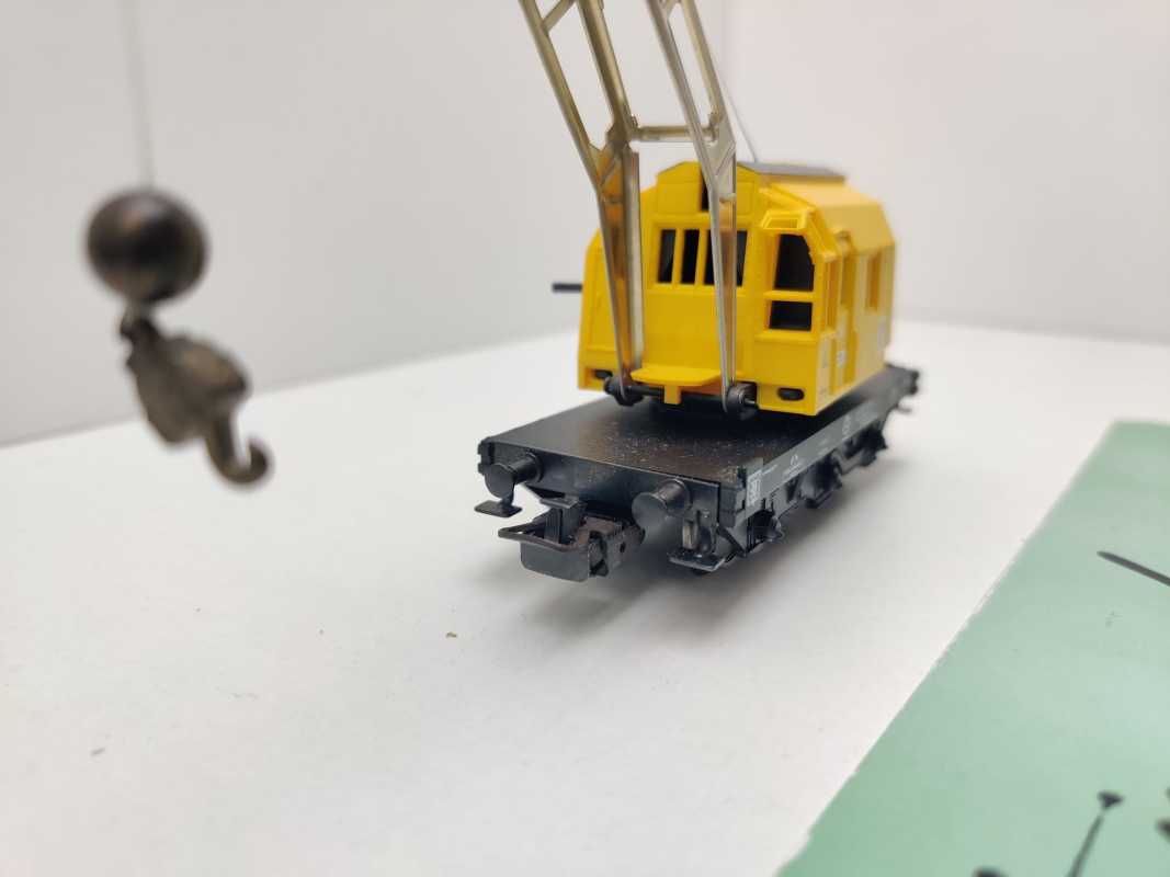 Märklin H0 AC 4761 Kranwagen 115 gelb / DB