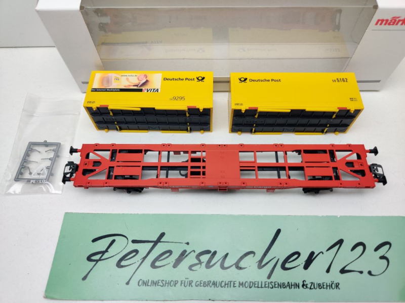 Märklin H0 AC 47708 Postmuseumswagen 2000 "Deutsche Post AG" / NEM / DB / OVP weiß