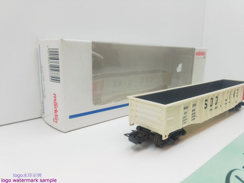 Märklin H0 AC 4774 offener Güterwagen USA-Gondola "Soo Line" / SOO / OVP weiß