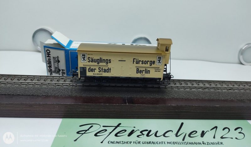 Märklin H0 AC 4781 Säuglings Vorsorge Berlin Blaue OVP