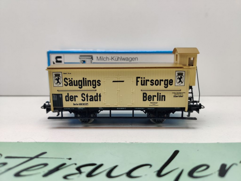 Märklin H0 AC 4781 Güterwagen "Säuglings Fürsorge Berlin" / G10 / DB / OVP blau