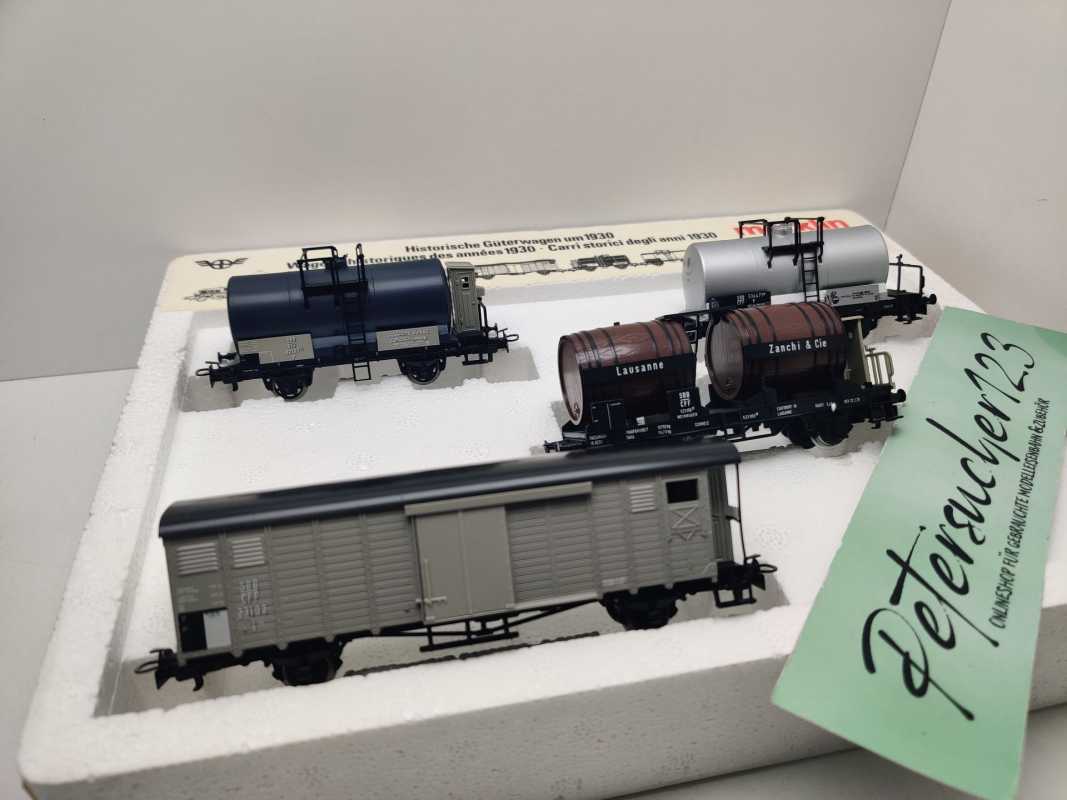 Märklin H0 AC 4786 Güterwagen-Set "Hist. Güterwagen um 1930" / [P] SBB / OVP weiß