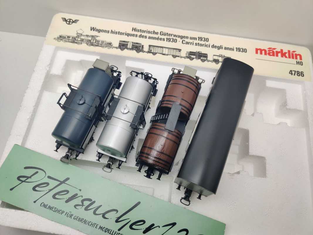 Märklin H0 AC 4786 Güterwagen-Set "Hist. Güterwagen um 1930" / [P] SBB / OVP weiß