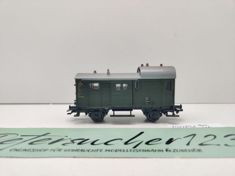 Märklin H0 AC 47891 1x Güterzug-Begleitwagen aus Set / Pwg pr 14 / NEM / DR GB-US