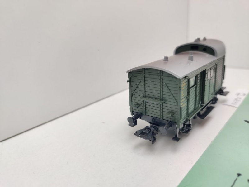 Märklin H0 AC 47891 1x Güterzug-Begleitwagen aus Set / Pwg pr 14 / NEM / DR GB-US