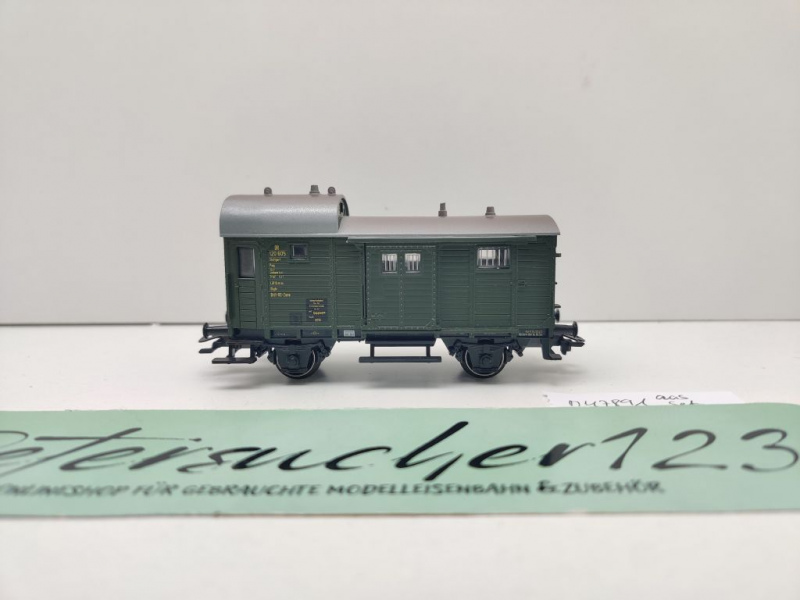 Märklin H0 AC 47891 1x Güterzug-Begleitwagen aus Set / Pwg pr 14 / NEM / DR GB-US