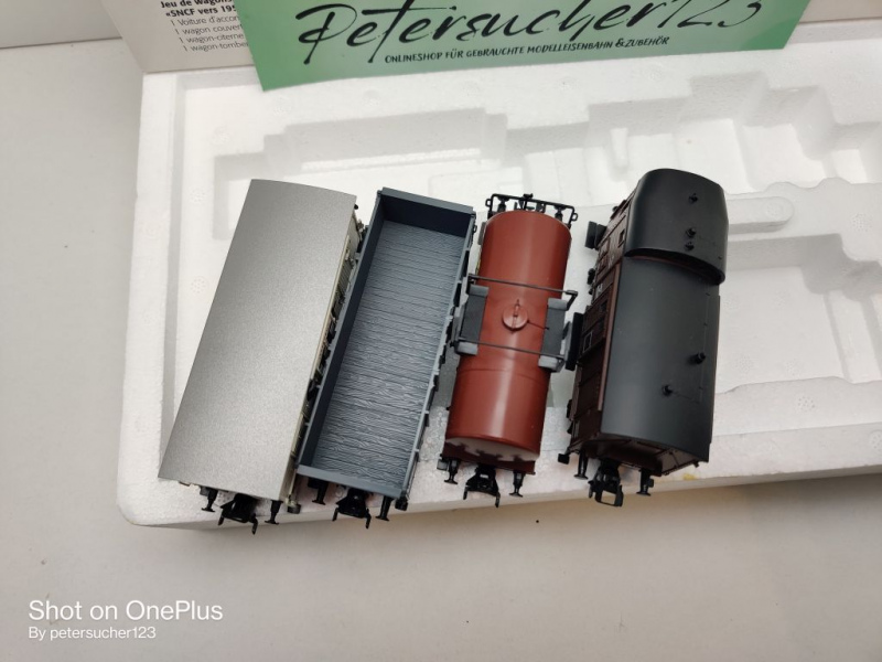 Märklin H0 AC 47892 Wagen-Set "SNCF um 1955" / NEM / SNCF / OVP weiß