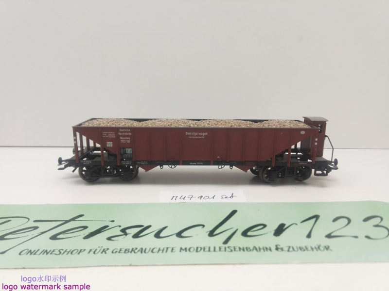 Märklin H0 AC 47901 1x Kohlentrichterwagen aus Set "Gleisbauzug" / NEM /DRG