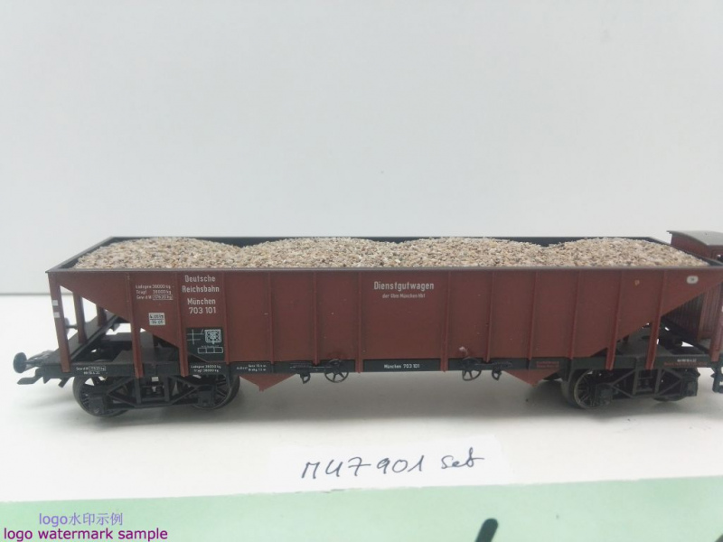 Märklin H0 AC 47901 1x Kohlentrichterwagen aus Set "Gleisbauzug" / NEM /DRG