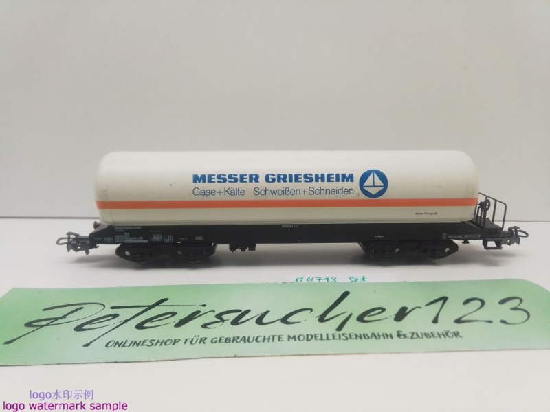 Märklin H0 AC 4793 1x Druckgas-Kesselwagen "Messer Griesheim" aus Set / DB