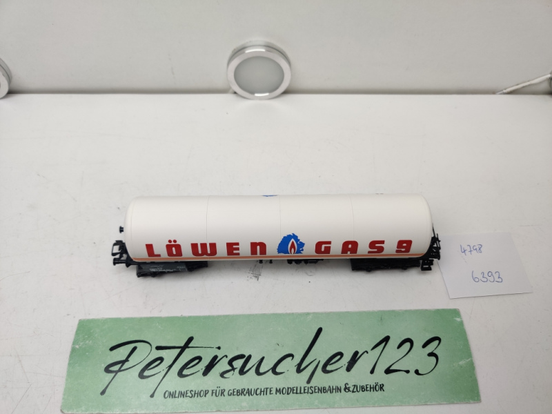 Märklin H0 AC 4798 Kesselwagen "LÖWEN GAS 9"/ DB