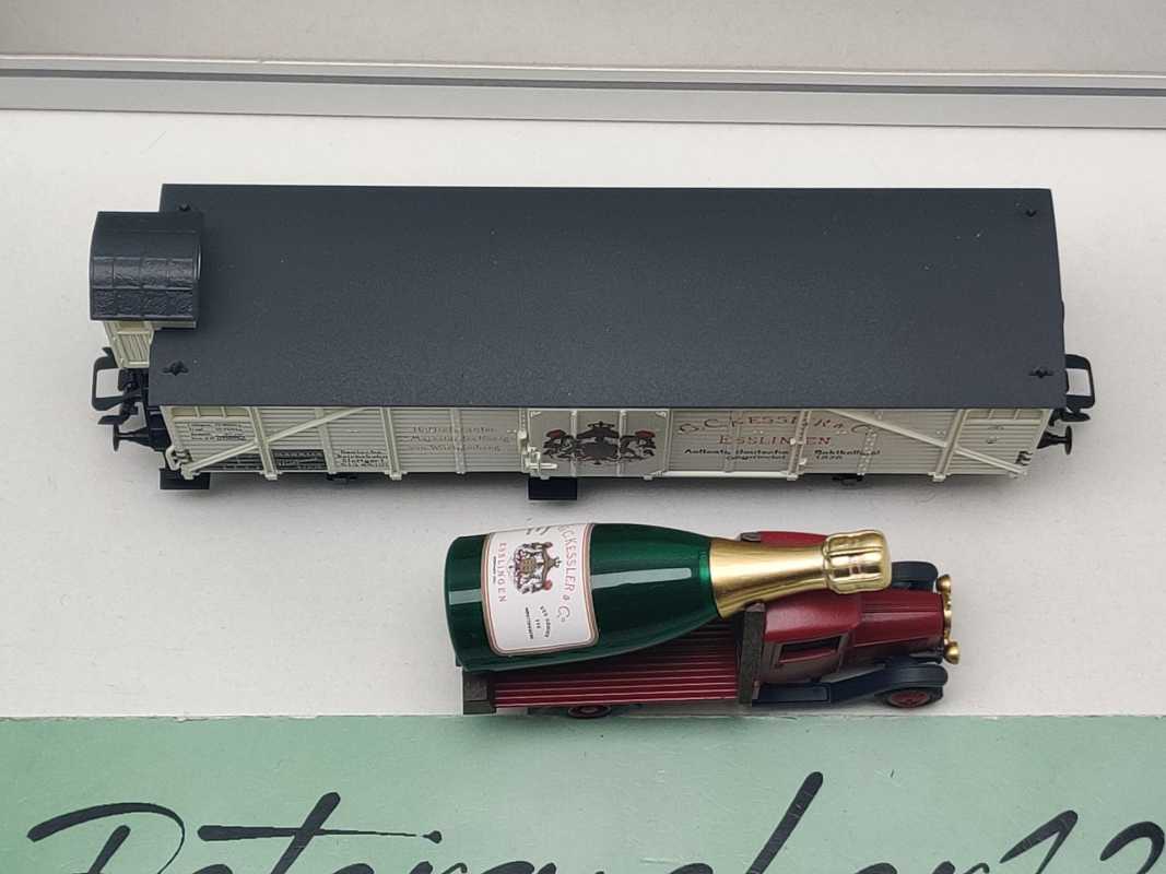 Märklin H0 AC 48002 Museumswagen-Set'02 "Sektkellerei Kessler" / NEM / DRG / OVP weiß