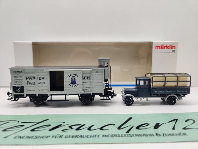 Märklin H0 AC 48096 Museumswagen-Set 1996 "Salach" / NEM / K.W.St.E. / OVP weiß