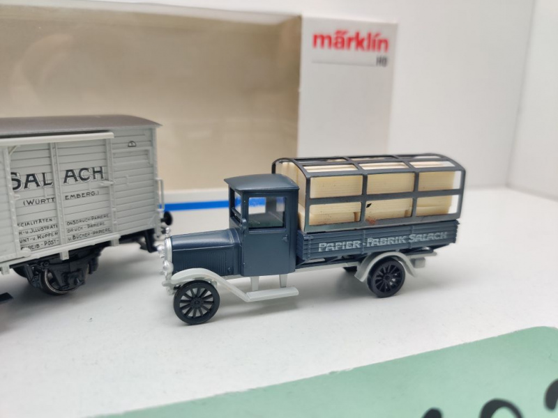 Märklin H0 AC 48096 Museumswagen-Set 1996 "Salach" / NEM / K.W.St.E. / OVP weiß