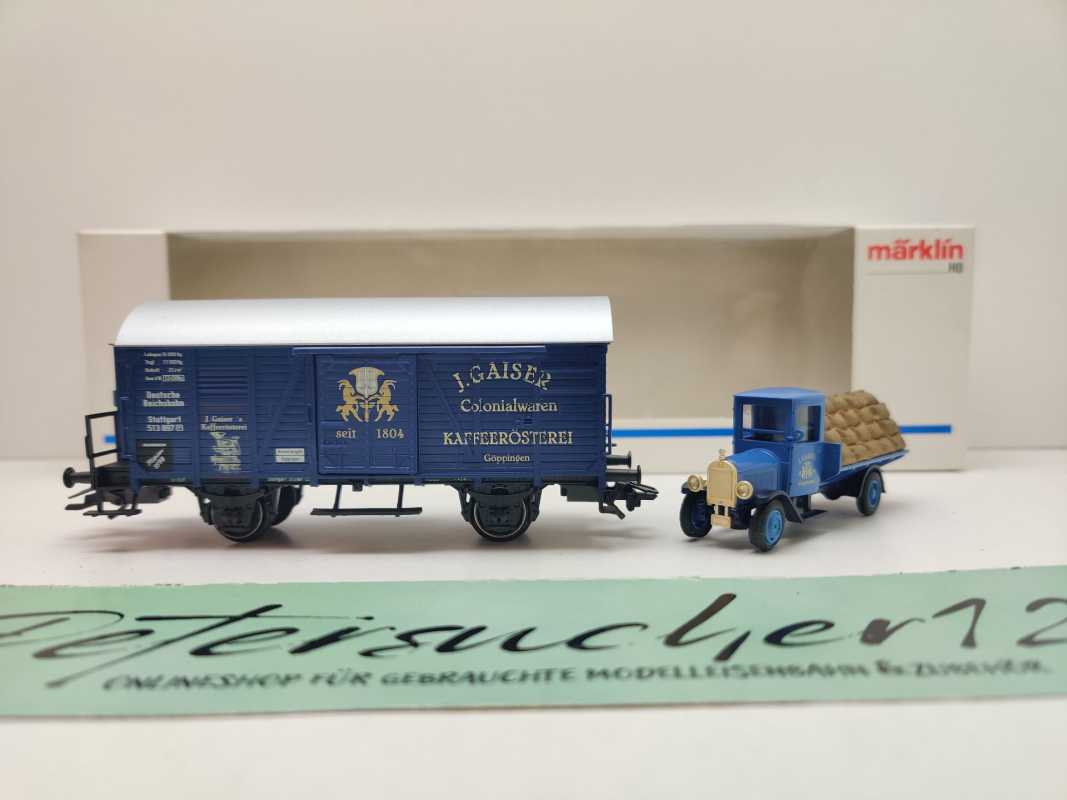 Märklin H0 AC 48098 Museumswagen-Set 1998 "Gaiser" NEM / DRG / OVP