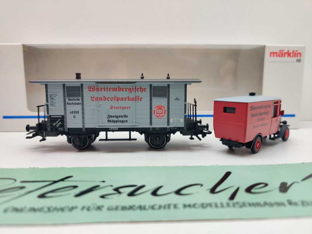 Märklin H0 AC 48099 Museumswagen-Set 1999 ,,Würt. Landesspark" NEM / DRG / OVP