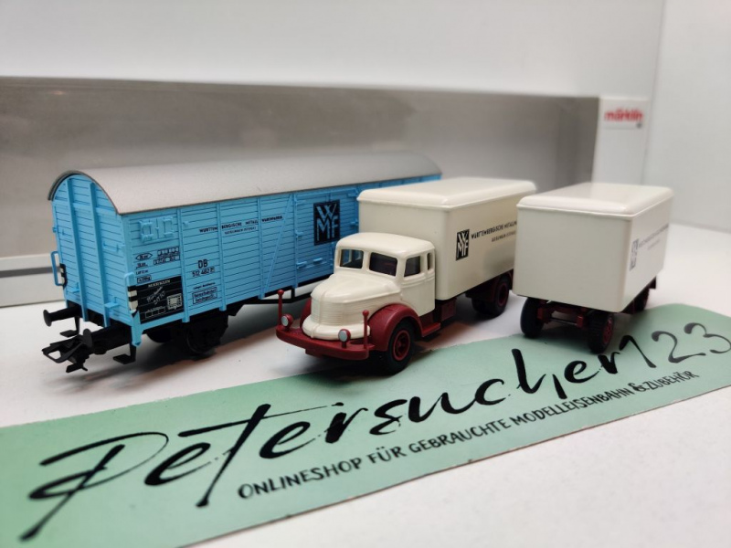 Märklin H0 AC 48110 Museumswagen-Set 2010 "WMF" G Rastatt NEM / DB / OVP weiß