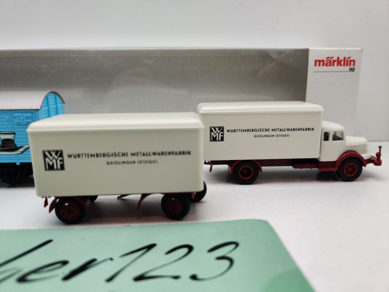 Märklin H0 AC 48110 Museumswagen-Set 2010 "WMF" G Rastatt NEM / DB / OVP weiß