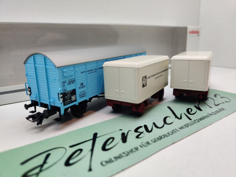 Märklin H0 AC 48110 Museumswagen-Set 2010 "WMF" G Rastatt NEM / DB / OVP weiß