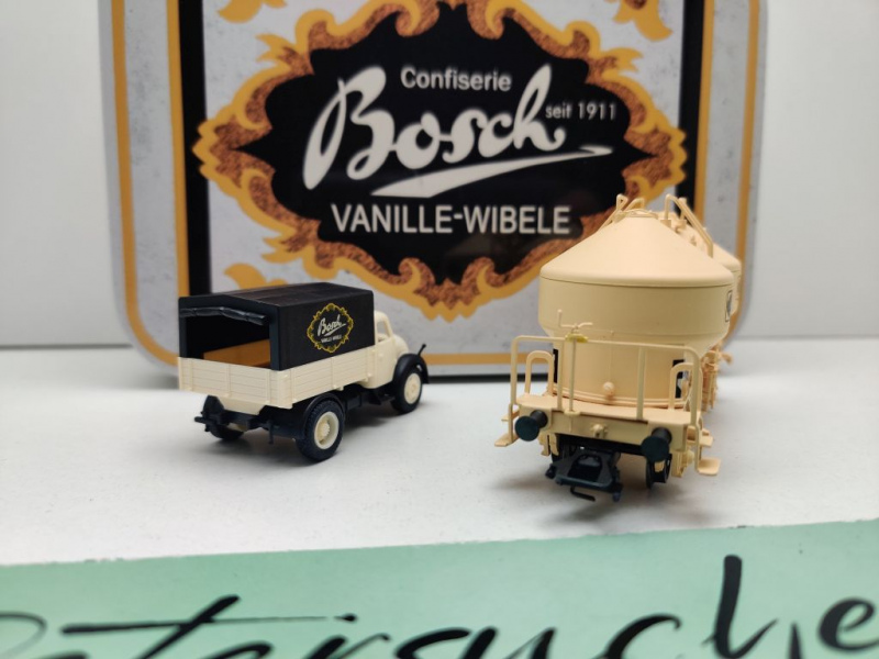 Märklin H0 AC 48118 Museumswagen-Set 2018 "Confiserie Bosch" / NEM / DB / OVP Blech