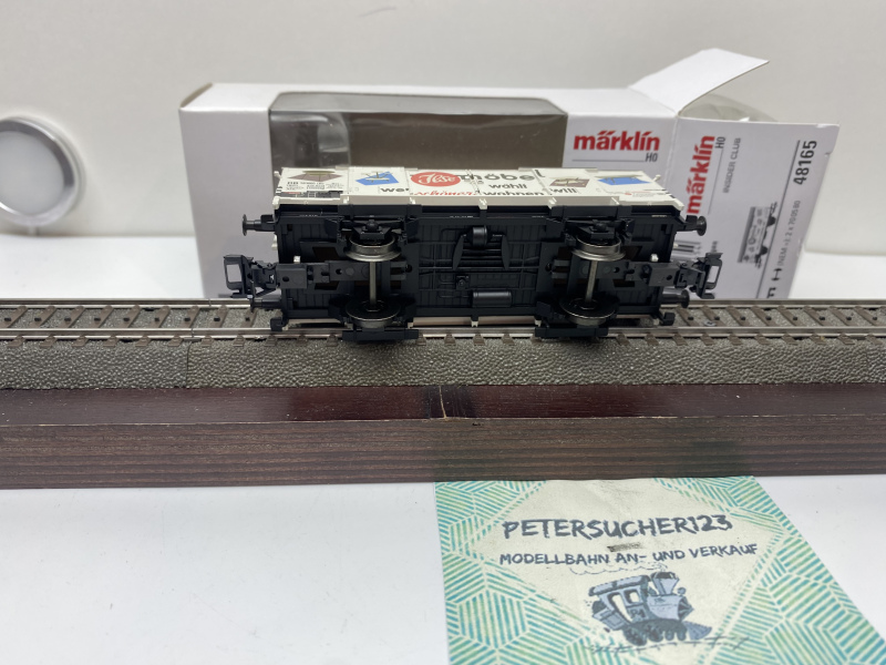 Märklin H0 AC 48165 ged. Güterwagen "Ilse" / Ins.JW 2015 / NEM / DB / OVP weiß