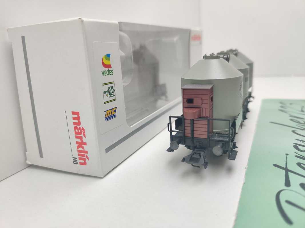 Märklin H0 AC 48260 Zementwagen Staubgutwagen "Rudolf Rohrbach KG" NEM / DB / OVP