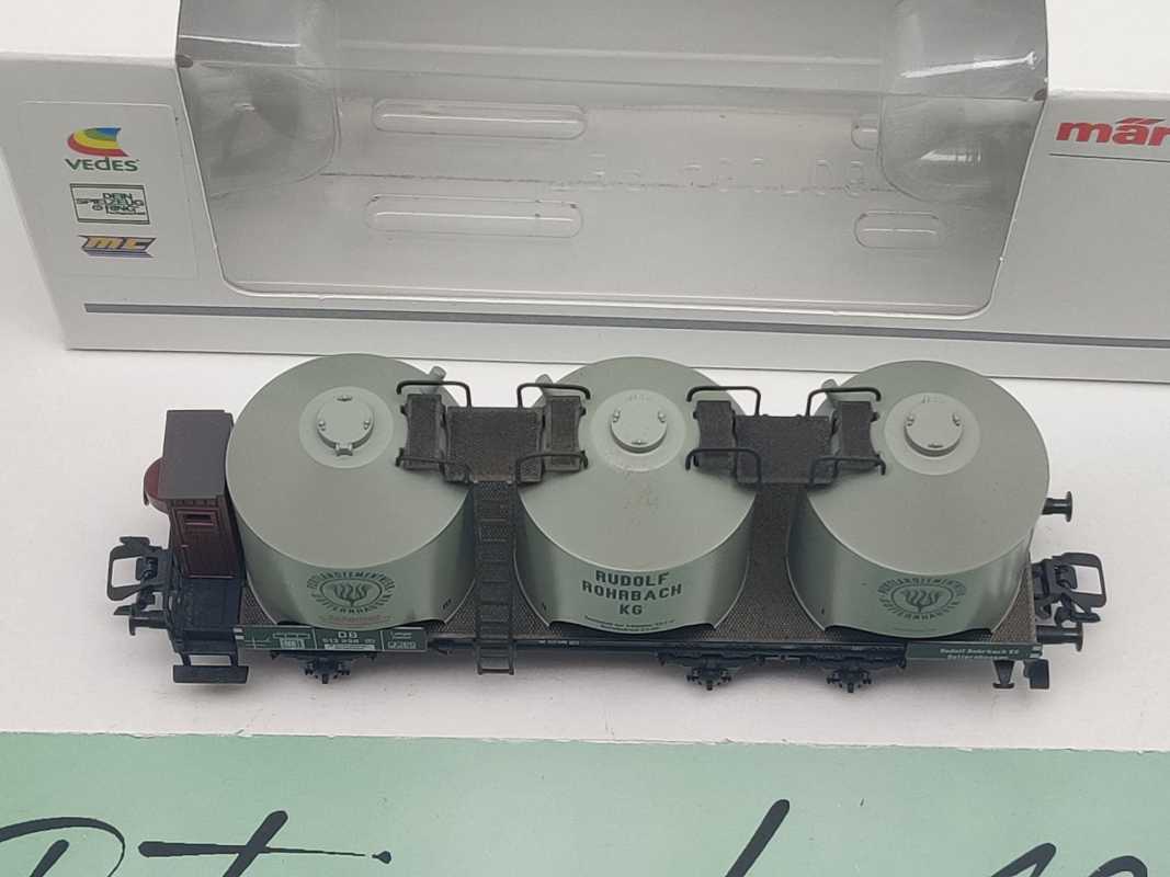Märklin H0 AC 48260 Zementwagen Staubgutwagen "Rudolf Rohrbach KG" NEM / DB / OVP