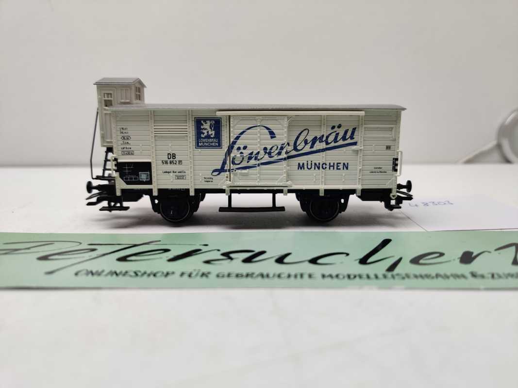 Märklin H0 AC 48303  Gedeckter Güterwagen / Bierwagen (Bauart G10) mit Bremserhaus