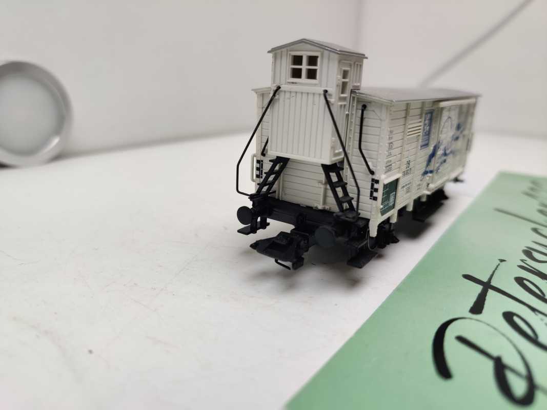 Märklin H0 AC 48303  Bierwagen Bremserhaus "Löwenbräu" G10 / Sound / NEM / DB, [P]