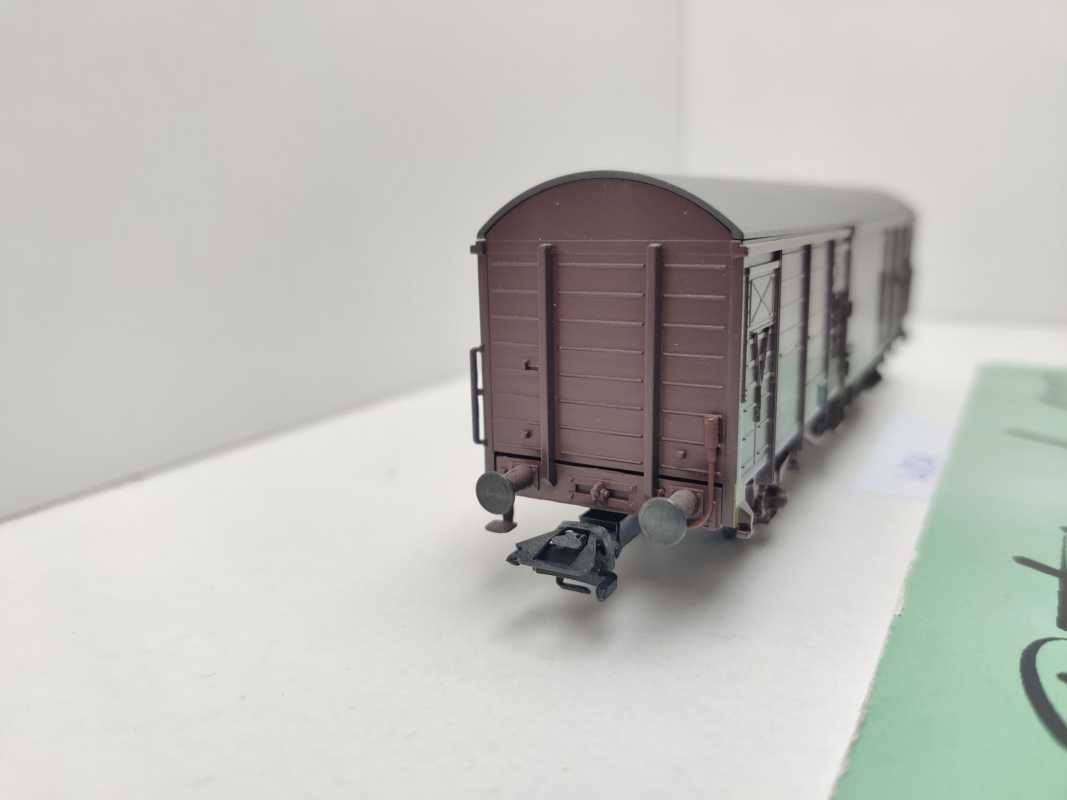 Märklin H0 AC 4831 gedeckter Güterwagen Postbeiwagen Gbss-vx / NEM / ÖBB