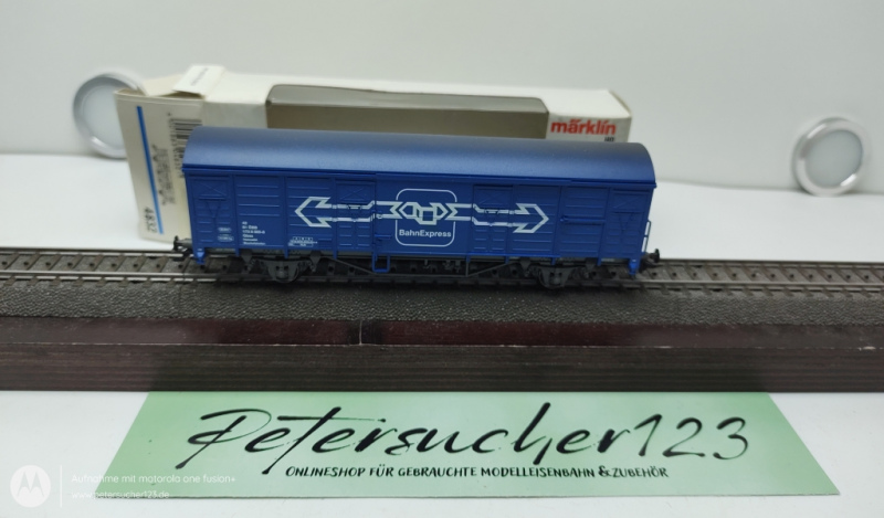 Märklin H0 AC 4832 Gedeckter Güterwagen  Bahn Express ÖBB Weiße OVP