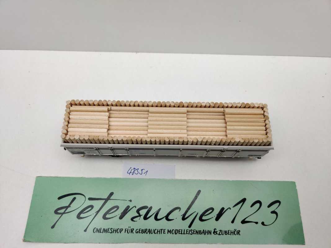 Märklin H0 AC 48351 Digital-Infotag-Wagen 2021 "Bauholz" Hochbord Eaos106 / NEM