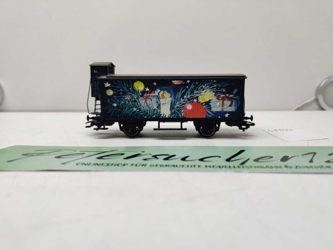 Märklin H0 AC 48397  Güterwagen mit Bremserhaus Weihnachten 1997