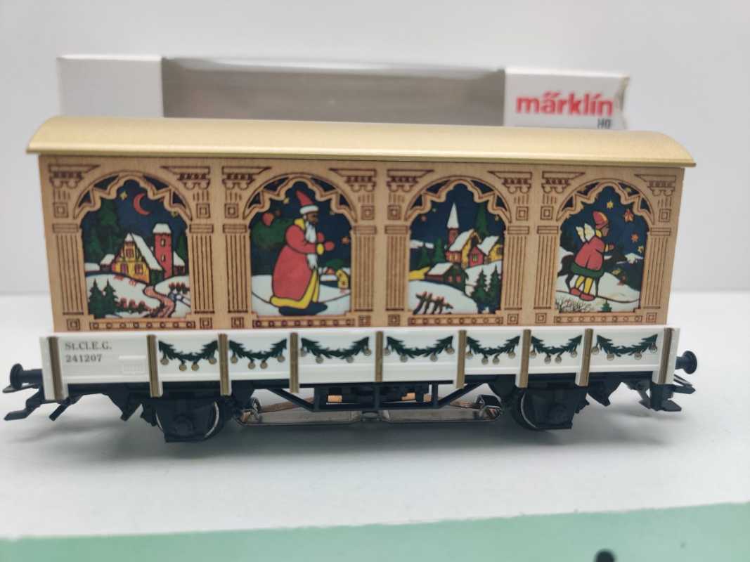 Märklin H0 AC 48407 Weihnachtswagen 2007 Kklm505 Beleuchtet / NEM / Ersatz-OVP