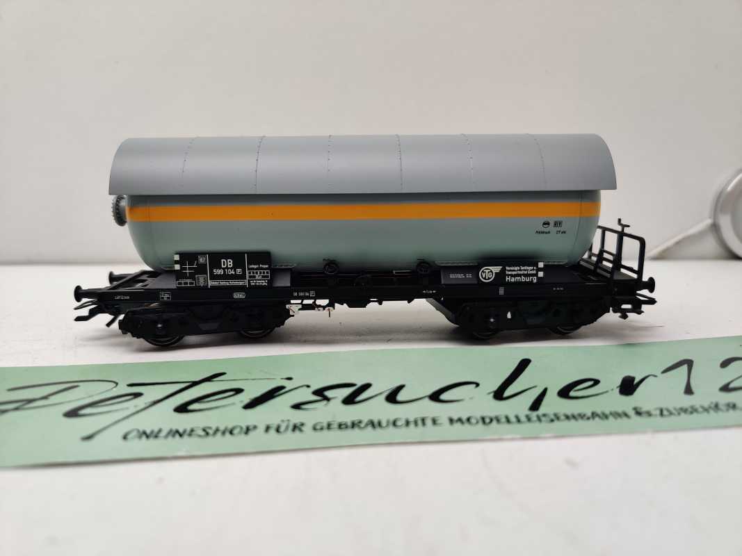 Märklin H0 AC 48480 Druckgas-Kesselwagen / Grau / DB / NEM