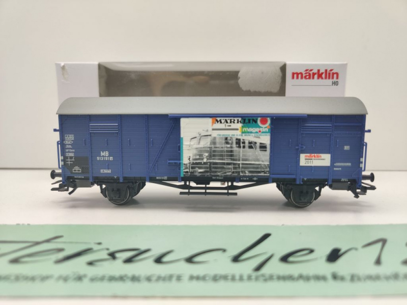 Märklin H0 AC 48511 ged. Güterwagen "M.Magazin JW'11" Glt23 / NEM / MB / OVP