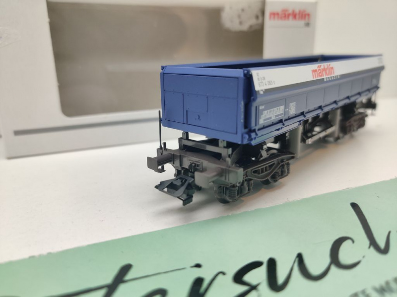 Märklin H0 AC 48512 Seitenkippwagen "Magazin JW'12" Fas126 / NEM / DB / OVP weiß