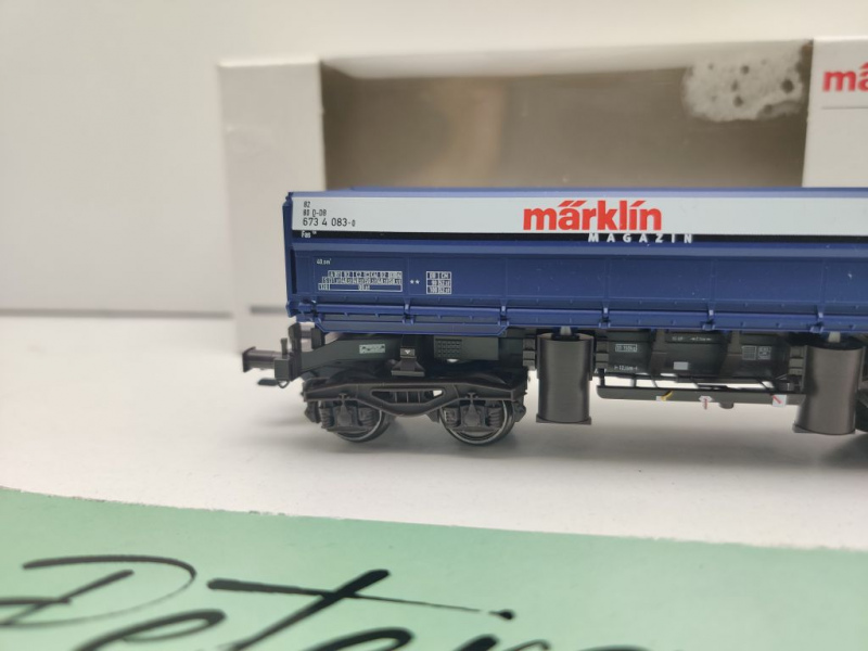 Märklin H0 AC 48512 Seitenkippwagen "Magazin JW'12" Fas126 / NEM / DB / OVP weiß