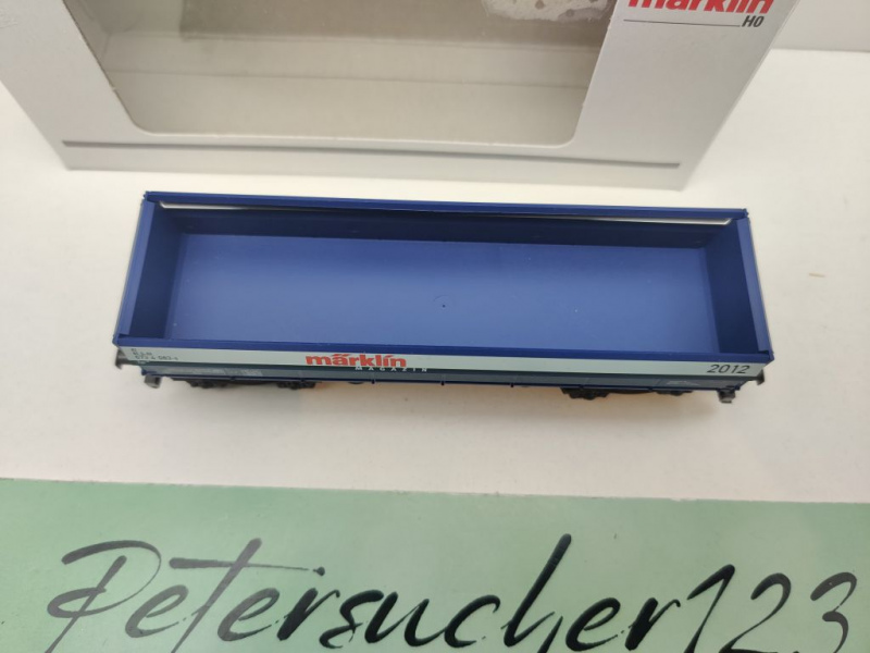 Märklin H0 AC 48512 Seitenkippwagen "Magazin JW'12" Fas126 / NEM / DB / OVP weiß